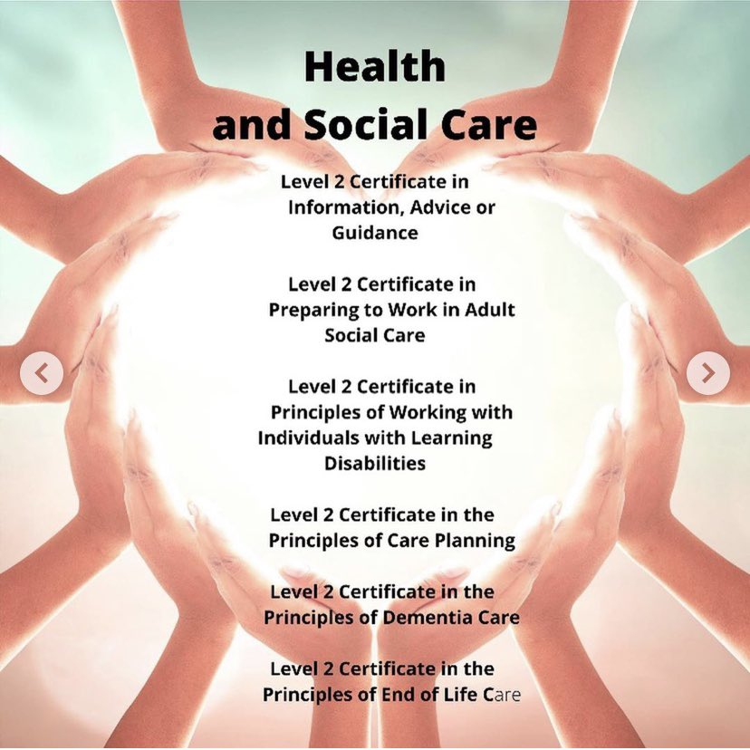 ace_workplace's tweet photo. Interested in a health and social care course? We have plenty for you to choose from! Contact us for more information. #ACE #Healthandsocial #courses #education #training #onlinecourses https://t.co/AQedqSfJUi