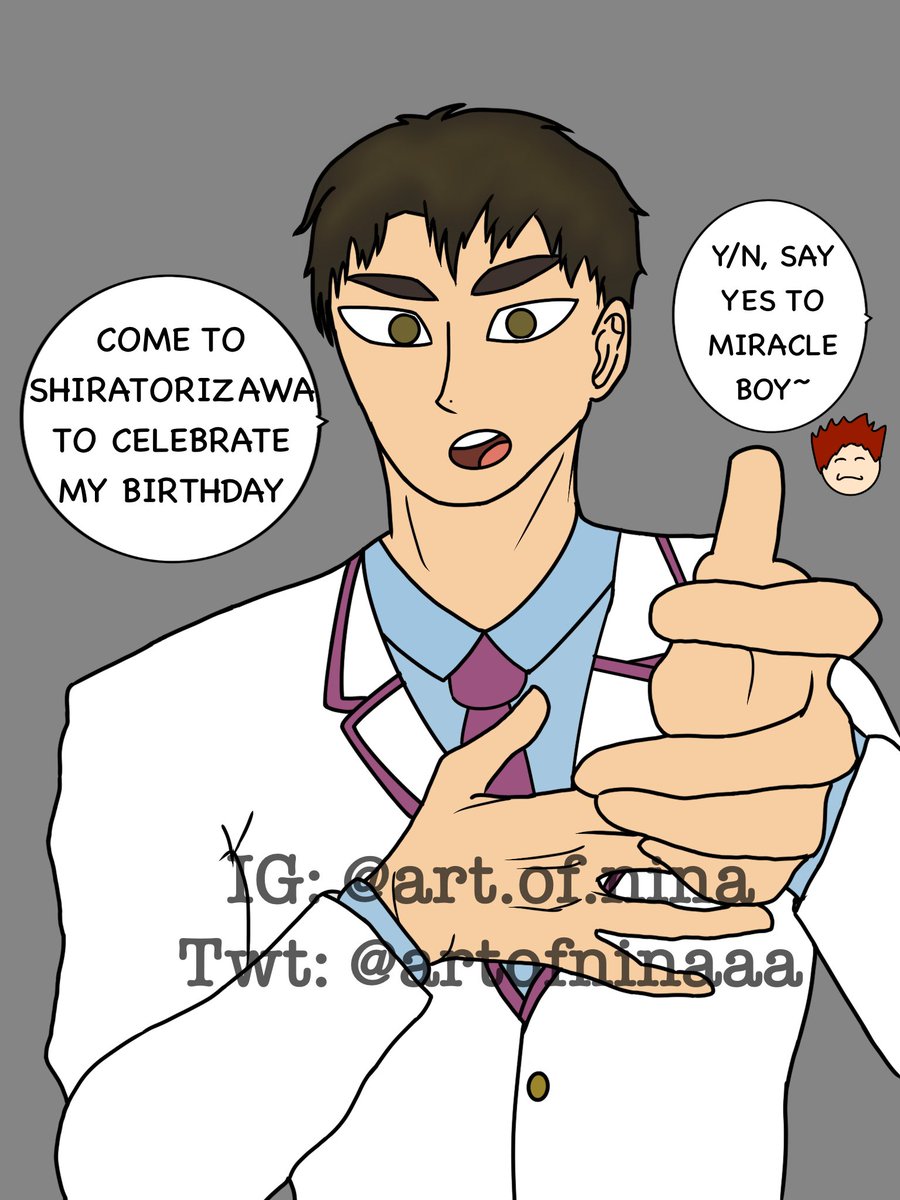 artofninaaa's tweet photo. Happy birthday to mah stoic bois hehe aone and ushijima
#hq #haikyuu #haikyuuart #haikyuufanart #aonetakanobu #aonexreader #ushijimawakatoshi #ushijimaxreader #procreateart #artph #ArtistsofSEA https://t.co/6cRglzdkNw