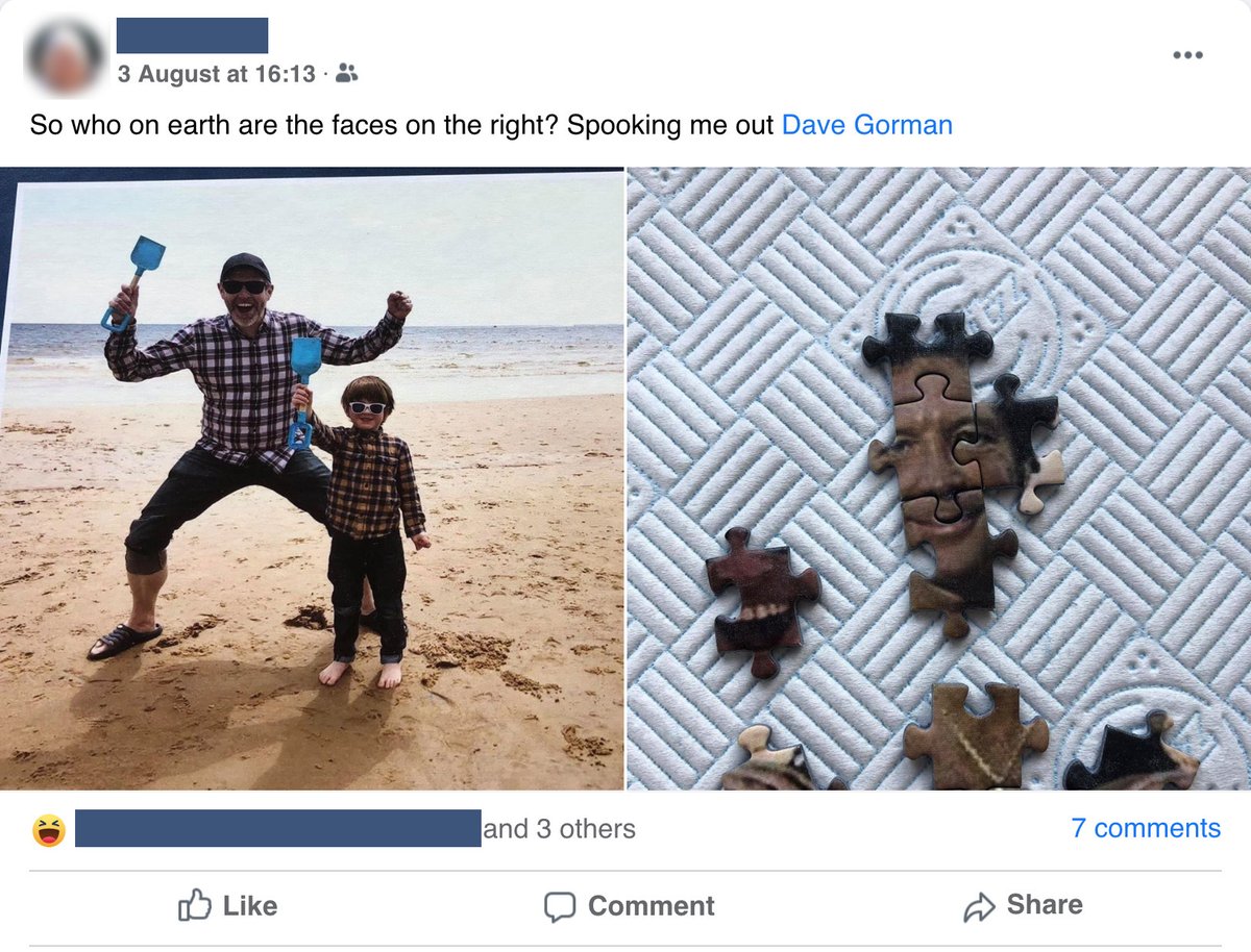 My Mum's birthday present in six facebook posts... (1/2)