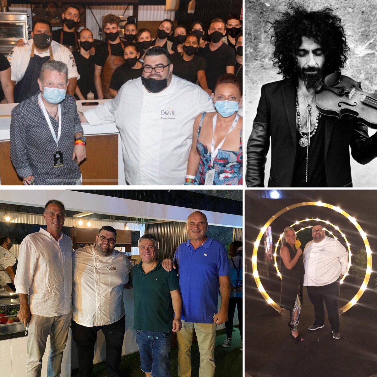 Gran noche la de ayer en Starlite Catalana Occidente!!! Buena música, buena gastronomía pero sobre todo grandes amigos y el mejor equipo, así da gusto !! @lakocinagastrolab <a href="/albertochicote/">Alberto Chicote</a> @piraovens <a href="/richardatopchef/">Richard Alcayde</a> @starlitefestival  #marbella  <a href="/ronaldbarber/">Ron Barber</a> @ofyr_espana