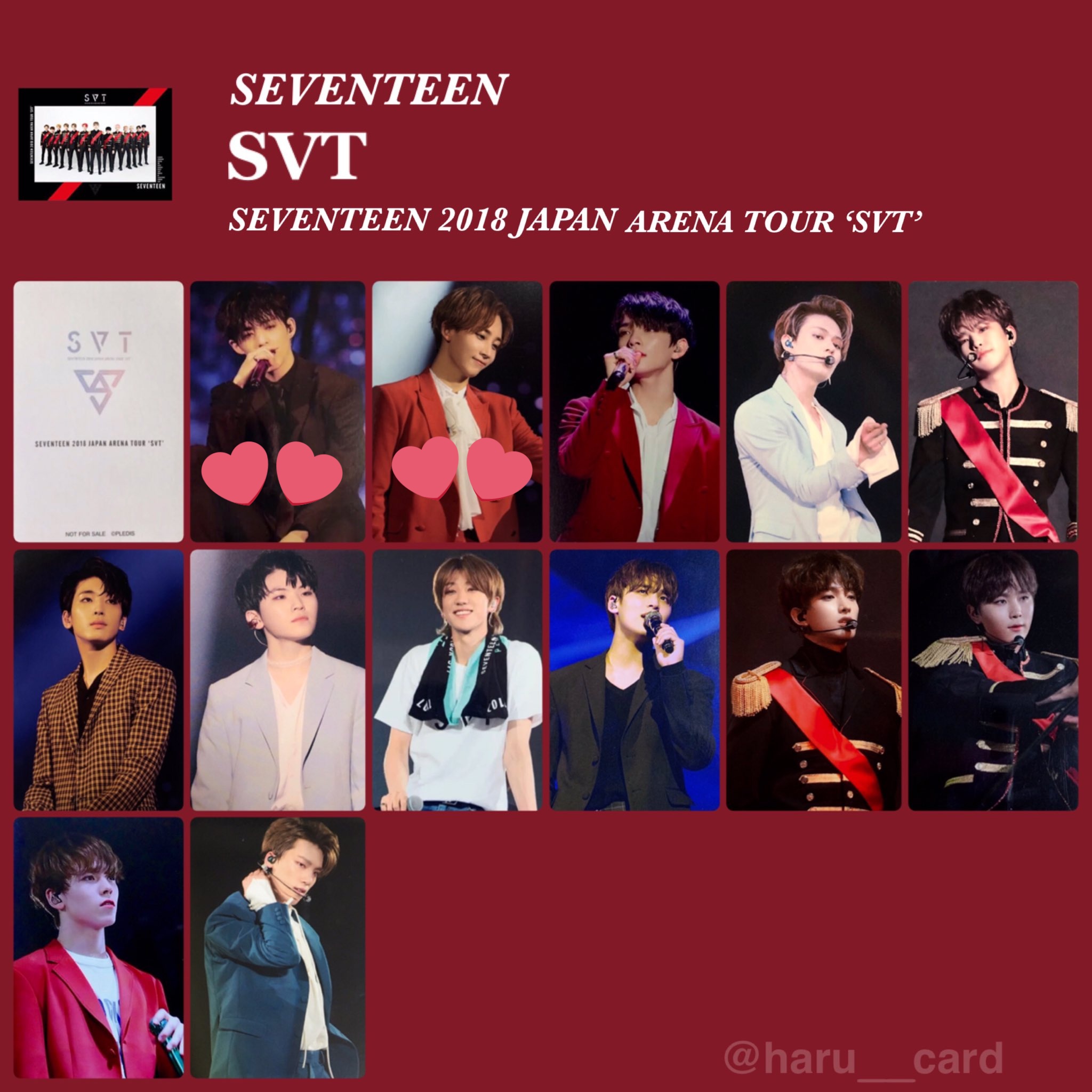 SEVENTEEN セブチ ジョンハン SVT トレカ イルコン チェキ風