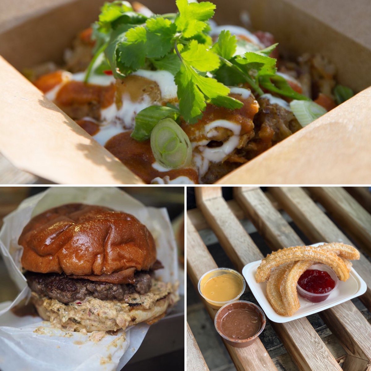 *TONIGHT* Hatches 5-8pm, the Common #SaffronWalden Don’t let ⛈dampen the #streetfood vibes! Ready for <a href="/steakandhonour/">Steak & Honour</a> <a href="/1kura_kura/">Kura kura</a> <a href="/churros_bar/">Churros Bar</a>? There’s still time to pre-order or just rock up with socially distanced queuing, contactless payment + hand sanitiser at every truck.🚚