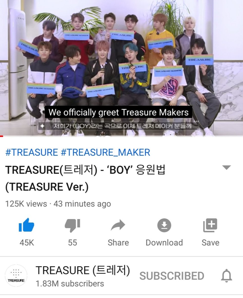 CSuk99's tweet image. #TREASURE_BOY Fan Chant😀💜😂

@treasuremembers @ygtreasuremaker