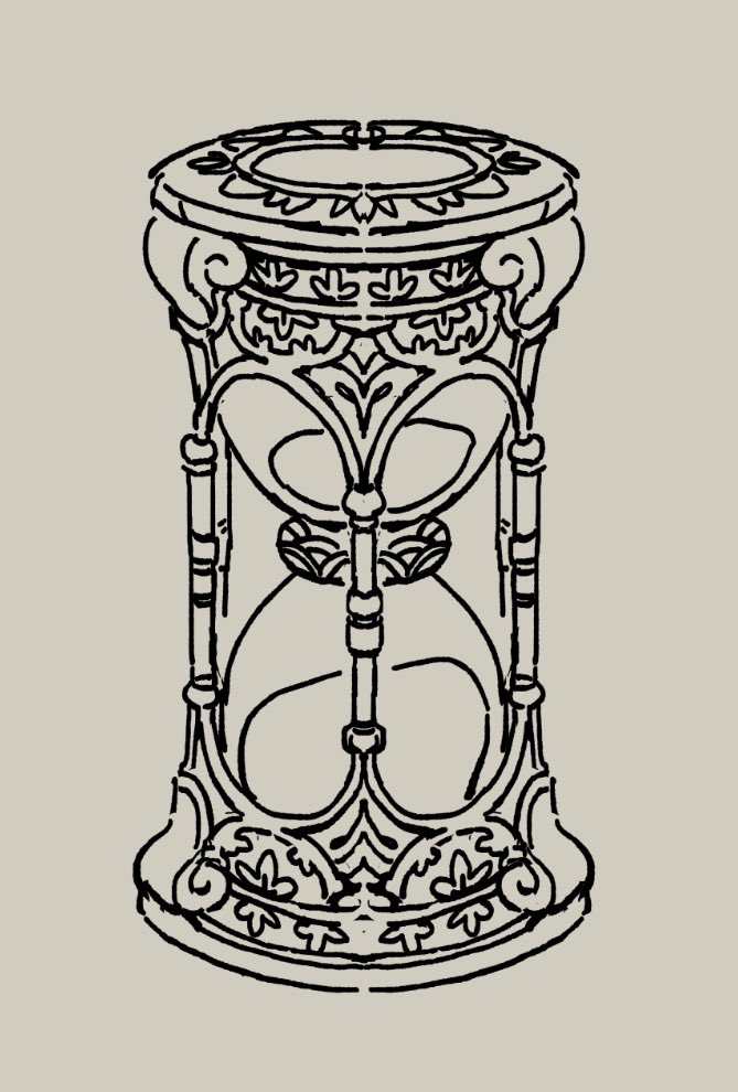 So we’ve moved onto hourglasses
Just casually