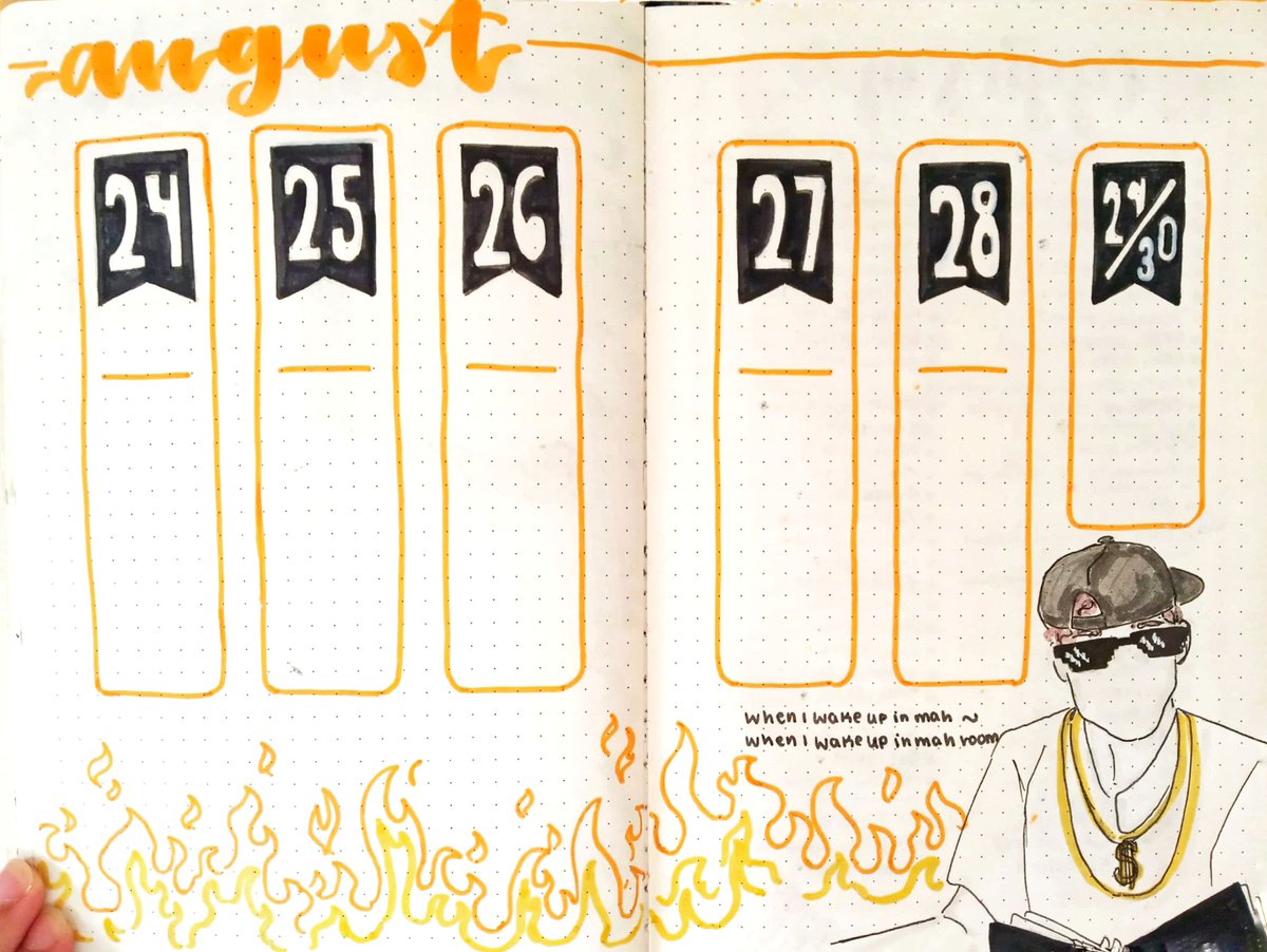 xbabyengenex's tweet photo. HELLOO more bullet journal spreads ❤️❤️
Give them some love hehehe https://t.co/qc4dSCoHaE