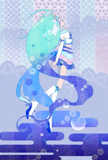 和柄マーメイドさん 