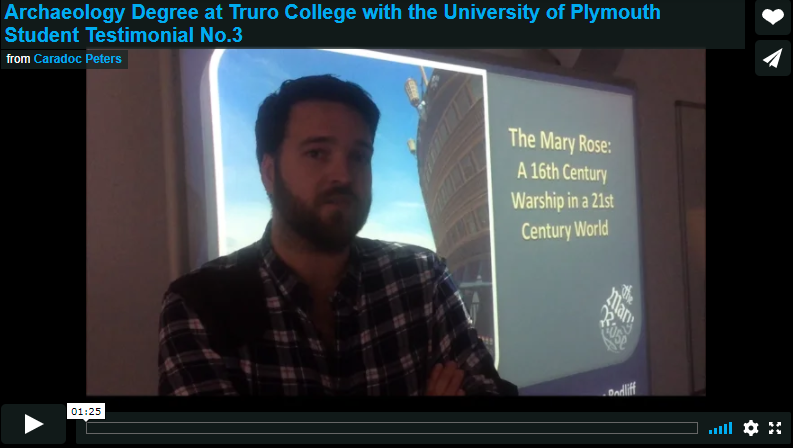 Former student <a href="/jimonyrodders/">James Rodliff</a> visitor operations manager <a href="/EH_Stonehenge/">Stonehenge</a> and previously with <a href="/MaryRoseMuseum/">The Mary Rose</a> talks about <a href="/TruroArchaeolog/">TruroArchaeology</a> @TruroPenwithHE #Clearing #Clearing2020 #HeritageCareers #archaeology #degree #university vimeo.com/user51246977