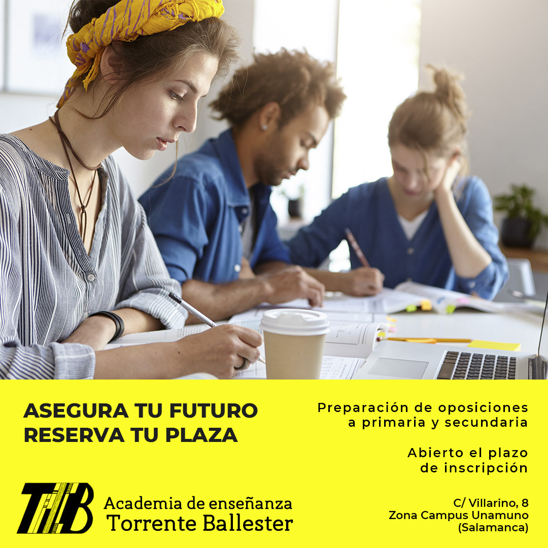 torrente_sa's tweet photo. ¿Estás pensando en #opositar para primaria y secundaria? En #AcademiaTorrenteBallester te preparamos para sacar tu plaza, ¿a qué esperas para asegurar tu futuro? ¡Matricúlate ya, plazas limitadas! #oposiciones #study #salamanca 
👉👉👉 https://t.co/daOJzAUg6O https://t.co/IjRVaLQyii