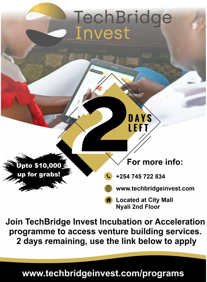 TechBChallenge's tweet image. We are down to two days. Application processes made easier If you haven&apos;t already put in your application.