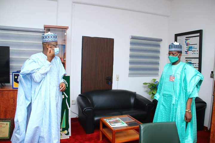 Najeeb Alzamfary (@alzamfarynajeeb) on Twitter photo The Zamfara State Executive Governor of Zamfara State His Excellency Hon Dr Bello Matawalle pay a Courtesy Visit to the Hon Minister of Communications and Digital Economy Dr Isah Ali Ibrahim Pantami FNCS, FBCS at Ministry's Corporote Heaɗqurters, Abuja.<a href="/Bellomatawalle1/">Dr. Bello Matawalle</a> The Zamfara State Executive Governor of Zamfara State His Excellency Hon Dr Bello Matawalle pay a Courtesy Visit to the Hon Minister of Communications and Digital Economy Dr Isah Ali Ibrahim Pantami FNCS, FBCS at Ministry's Corporote Heaɗqurters, Abuja.<a href="/Bellomatawalle1/">Dr. Bello Matawalle</a>