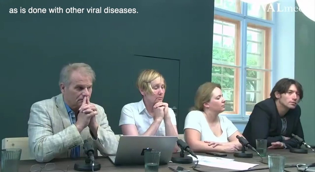 German virologist discussing problems with specificity of the test