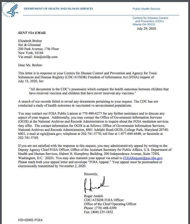 sallyKP's tweet photo. "The CDC has not conducted a study of health outcomes in vaccinated vs unvaccinated populations."
- Department of Health and Human Services

https://t.co/0syAI7h6Ga https://t.co/rvhRy1KNl5