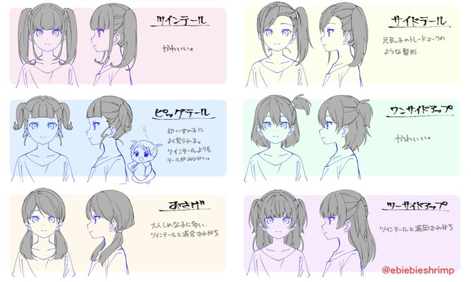 結髪の名称まとめ。私は三つ編みのギブソンが好きです。 