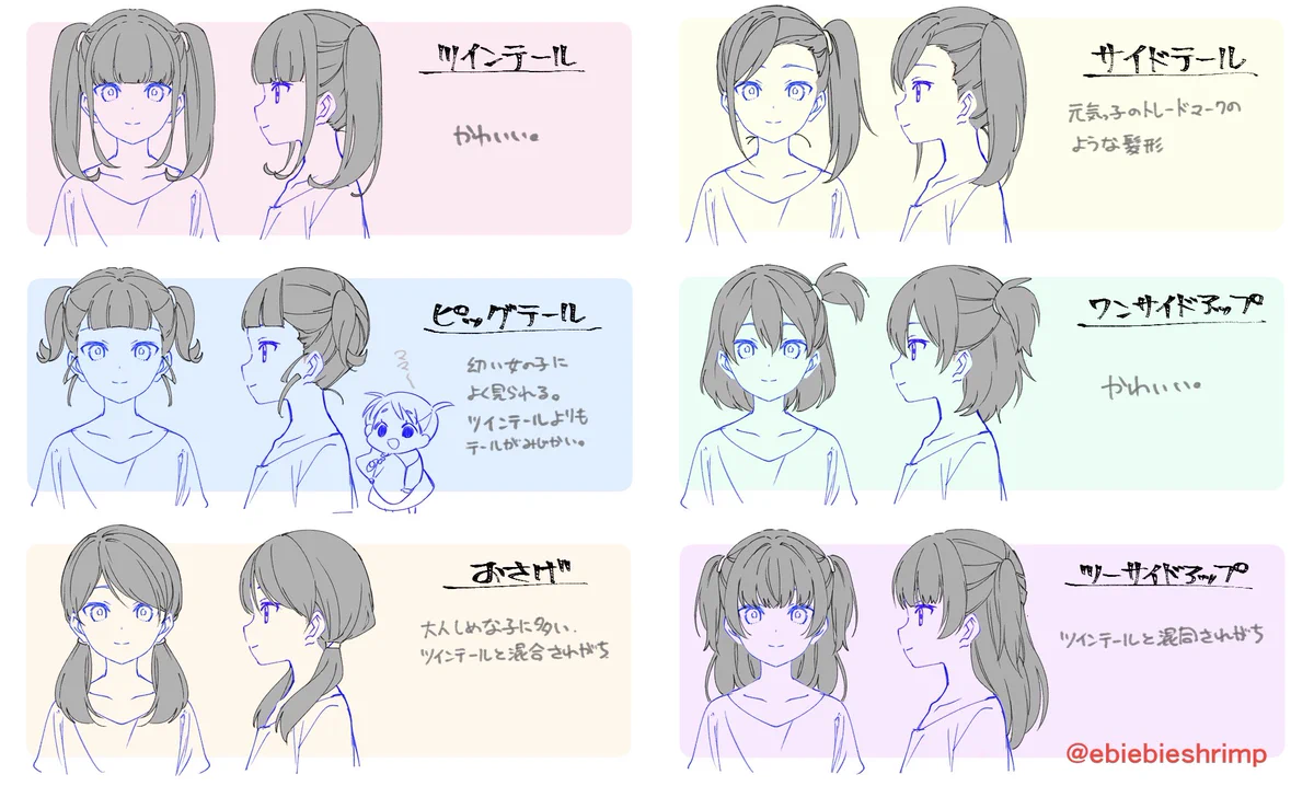 似ているようで実は違う？結髪の名称まとめ！