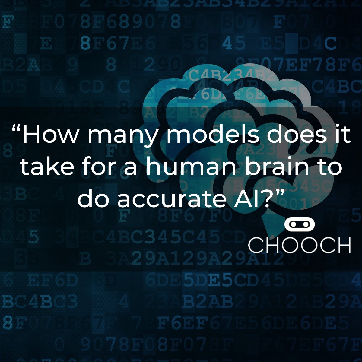 Chooch_AI's tweet photo. How many models does it take for a human brain to do accurate AI? #AImodels #Inference #AItraining #MachineLearning #ChoochAI #AIoT #AI #HumanBrain https://t.co/TLUISn2gLh