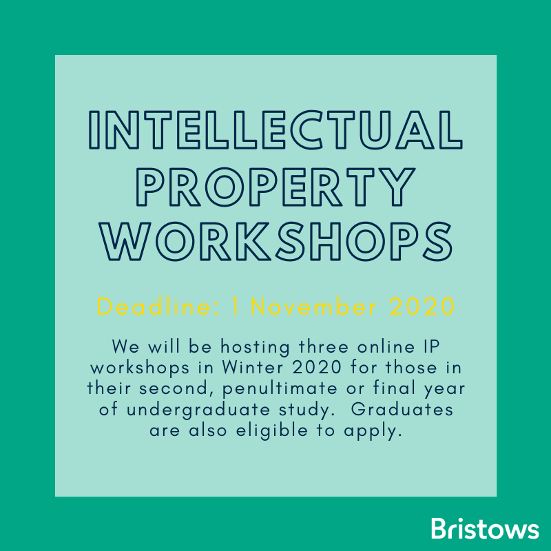 BristowsGrad's tweet image. Our 2020/21 applications are now OPEN! We have opportunities available for everyone. #wearebristows #trainingcontract #intellectualpropertylaw #traineesolicitor