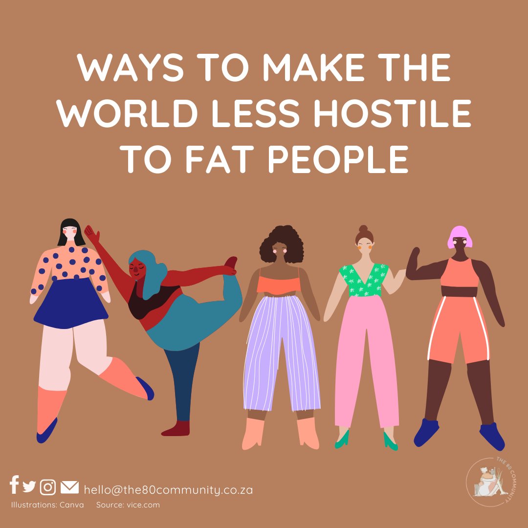 Fatphobia is a form of bigotry that equates fatness with ugliness, inferiority and immorality. It enables and justifies hostility & marginalization of fat people.