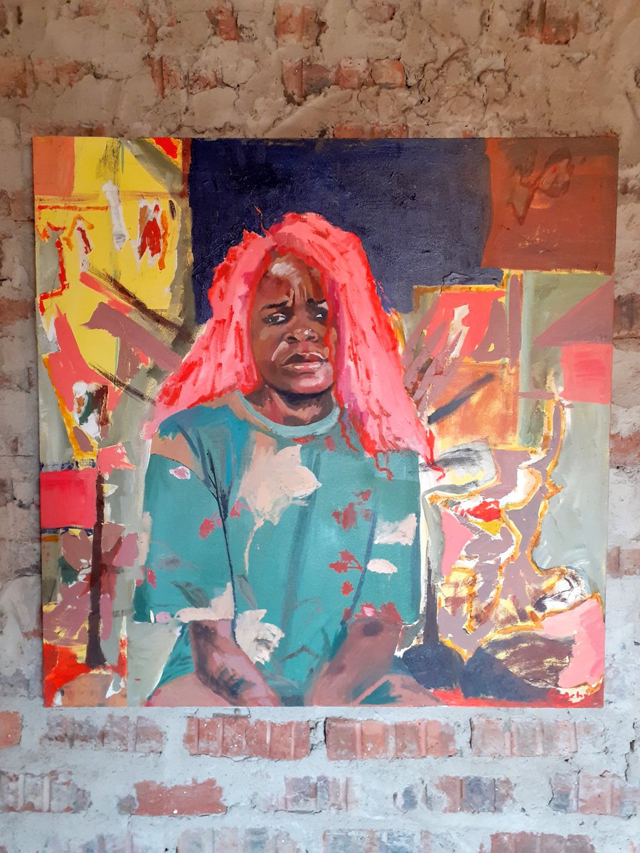 PSelowa's tweet photo. She said she wants her hair black
#pretoria
#mapula
#oilpainting
#contemporaryart https://t.co/mJoOINgUwX