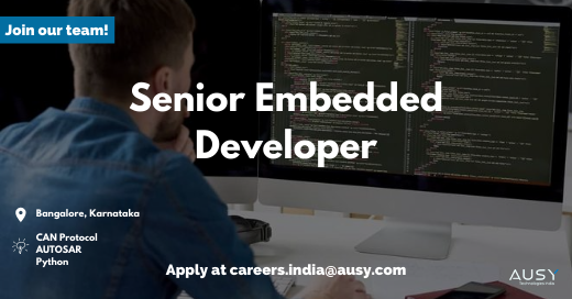 AusyIndia's tweet image. Drive your career forward in one of the most interesting automotive projects! Join us and we will be part of one of the fastest growing team of AUSY Technologies India.
🙌 Apply now!
Send your Resume at careers.india@ausy.com.
#embeddeddeveloper #automotive #techjob #applynow