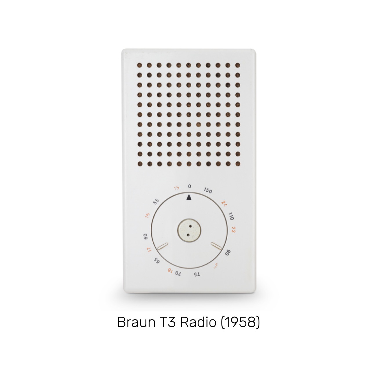 Pol (⨍) on "The Apple (2002) designed by Ive the Braun T3 Radio by industrial designer Dieter Rams. https://t.co/90Nlqboy2t" / Twitter