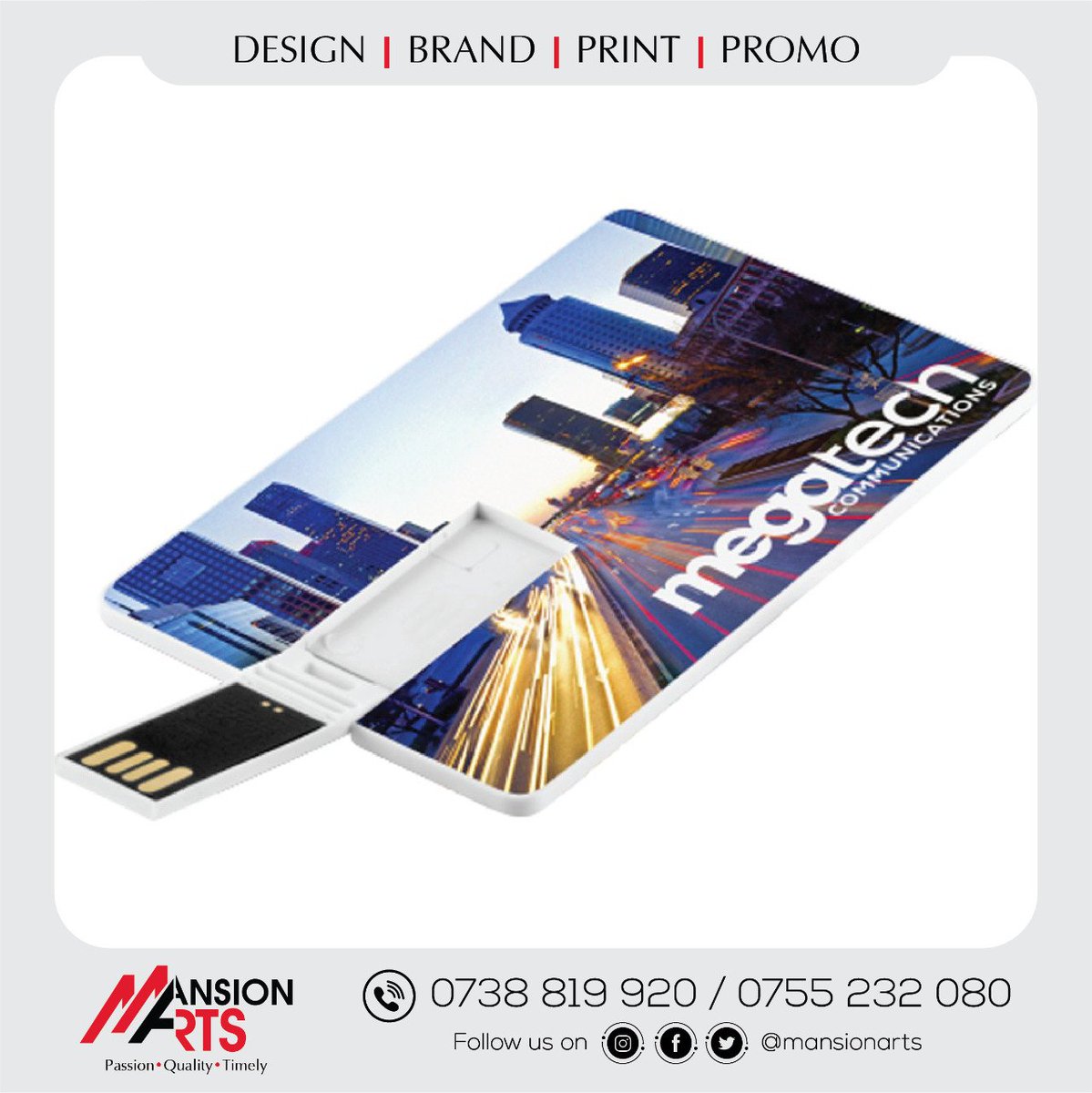 mansionarts's tweet photo. Get a branded Flash drive @KES 950,
Place your order for as little as one piece.
WhatsApp us today on 👉🏾 0738819920
#karibumansionarts #iammansion #customflashdisk #Logodesigner #TBThursday #GraphicDesigner #Nairobi #ThursdayMotivation https://t.co/fAe1LN7TvC