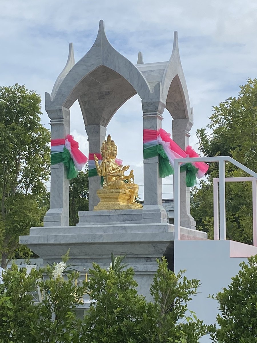 versoschool's tweet photo. The auspicious installation of the Brahma Shrine today @versoschool, marking the beginning of an exciting educational journey. #VERSOundcheck #VERSO https://t.co/D7PBLIQpz4