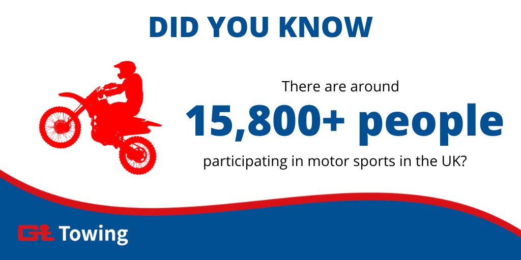 GT_Towing's tweet image. Did you know that there are around 15,800+ people participating in motor sports in the UK? #motoracing #sports #UKhttps://gttowing.co.uk