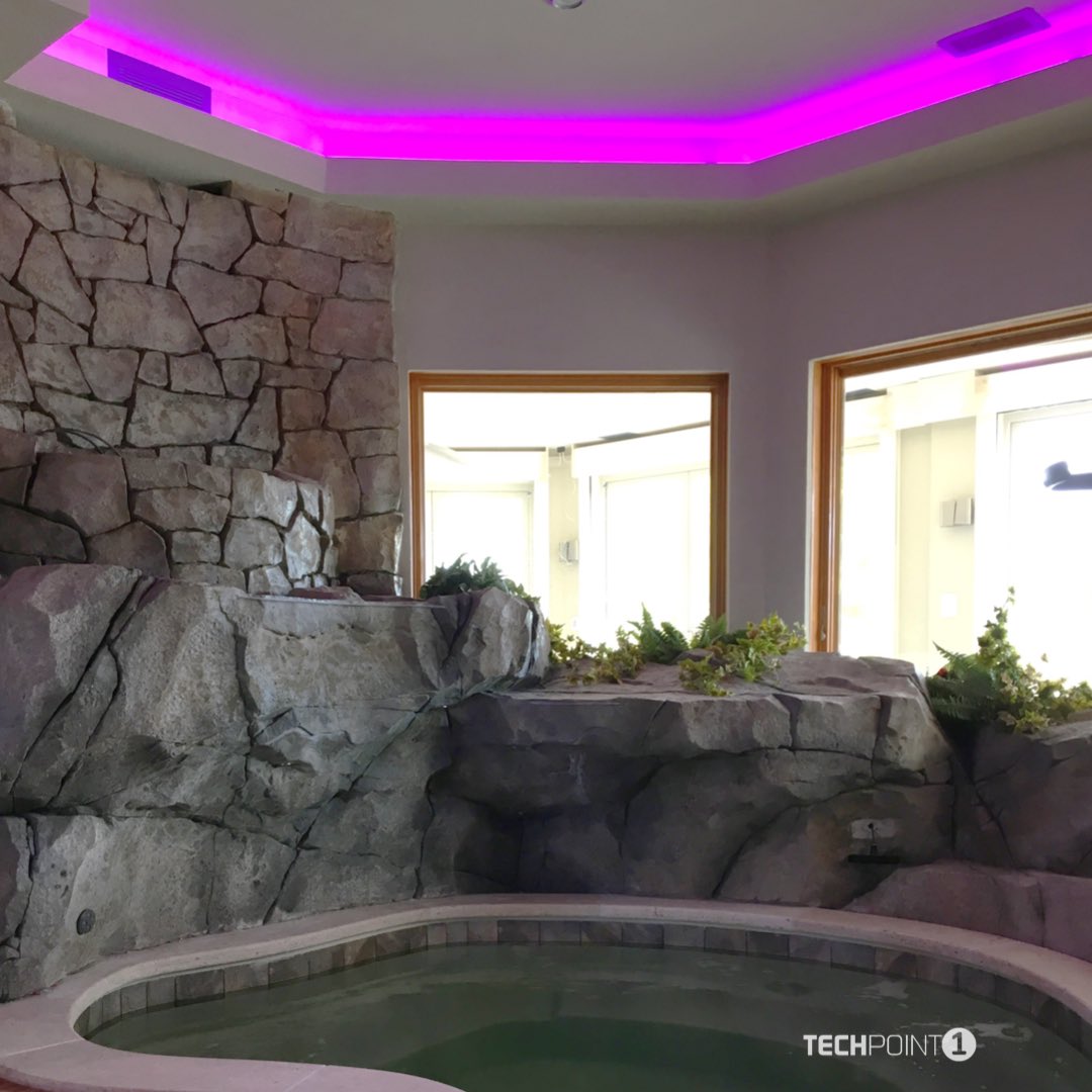 TechPoint1Inc's tweet photo. When your indoor spa needs just the right mood lighting, what color do you choose? 🤔
-
-
#moodlighting #accentlighting #lighting #indoorspa #hottub #hottublighting #design #techpoint1 #luxurylifestyle #luxuryhomes #homes #newconstruction #designing #dreamhomes #rgbw #rgbwled https://t.co/mGiM80fRg3