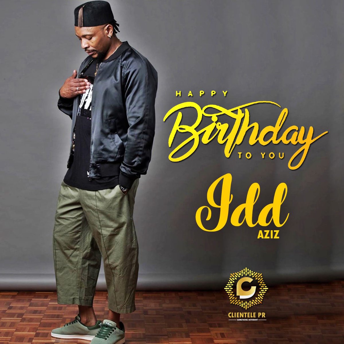 Clientele_PR's tweet photo. Happiest birthday 🎂🎂 to you @iddaziz 😎😎 Team @Clientele_PR celebrates you💯💯💯
#clientelepr #happybirthday #celebration #love #thursdayvibes https://t.co/OCXPYLUzoU
