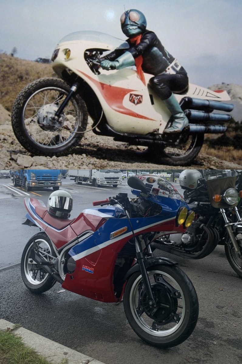 暴走族みたいだなってVT言われたことあるけど… よく見て！仮面ライダー