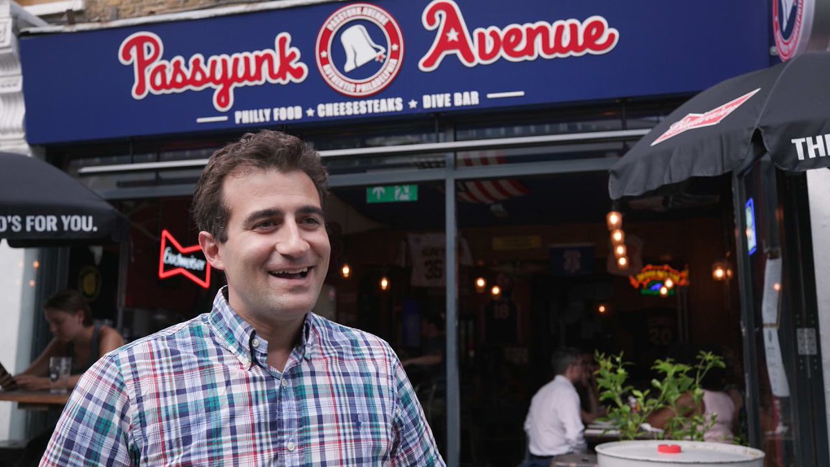 AndreenNick's tweet photo. JP is looking forward to welcoming you down to Passyunk for a Cheese Steak and an ice cold Sam Adams! Sam Adams now available at Passyunk on draft!! @passyunkavenue @ShepherdNeame @SamuelAdamsBeer @nectarimportsuk @NectarLondon https://t.co/3pdJpzhBXx