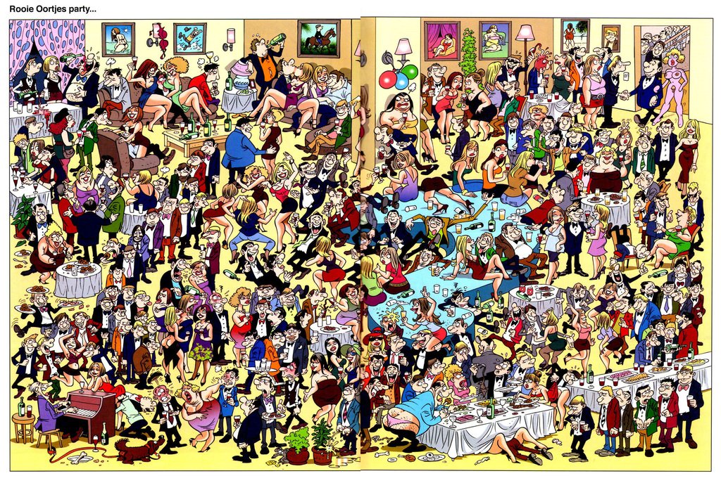 Wimmelbilder_'s tweet photo. "Rooie Oortjes party..." by Dany (Daniel Henrotin) NSFW

Zoom-in over here: https://t.co/npsXykqJJw https://t.co/8oKqF87t1Q