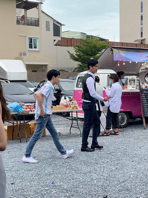 alphineeee's tweet photo. just for fun... who else wanted to ship these two??? 😂 Aren’t they cute... bestfriend of Type and bestfriend of P’Thorn.

can we ship them?? #AAMild #TheNewCouple 😁🥰 https://t.co/DZIEjCrpF1