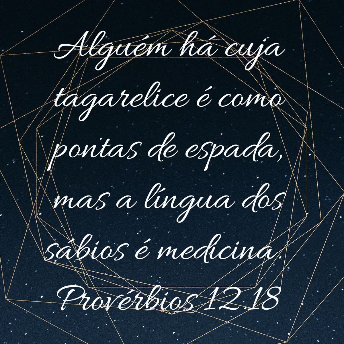 Mirka_B's tweet photo. Provérbios 12.18 - lição pra minha vida. https://t.co/t8kExQqvou