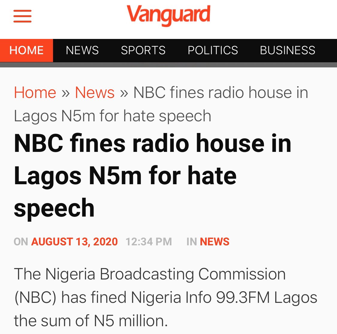 renoomokri's tweet image. The NBC has fined @NigeriainfoFM ₦5 million for broadcasting the Obadiah Mailafia interview.

I‘m thinking of helping raise the ₦5 million, so we can frustrate General @MBuhari’s plan to end free speech. RETWEET if you think it is a good idea!

#SupportNigerianInfoForFreeSpeech