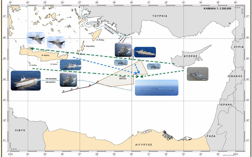 Andreas Mountzouroulias on Twitter: "Ο χάρτης των ναυτικών ...