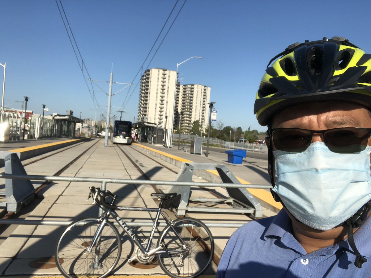 ycra's tweet photo. Great to be back riding the @GRT_ROW iON #GoByBike and train ๐ #TransitWR #BikeWR #CycleWR ๐๐ฒ https://t.co/Is9KIZTozZ
