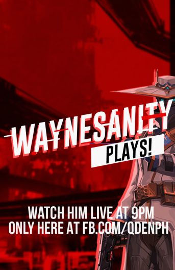 _theQden's tweet photo. Waynesanity brings in INSANE VALORANT PLAYS! Watch him at 9PM exclusively at Q-DEN PH
#TheQDen
#Valorant
#StriveToBeVictorious https://t.co/UPs2A1iBqv