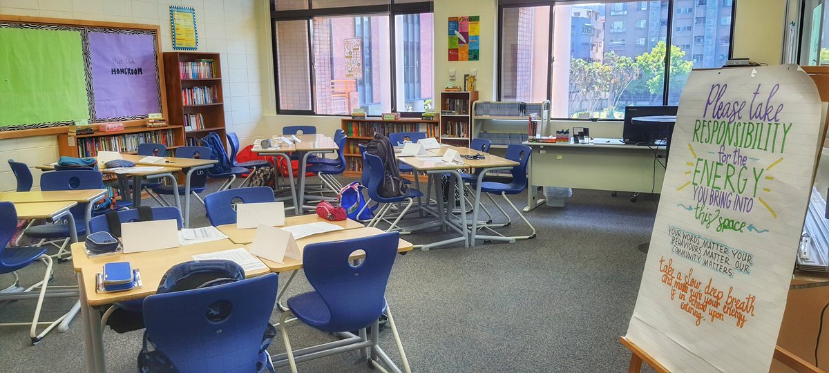 ki_little's tweet photo. First day at TAS with the MS kiddos. The next chapter has officially begun! https://t.co/KlsuNwegOI