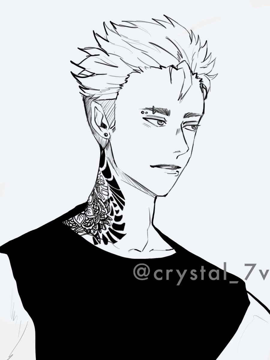 √ anime guy with neck tattoo 245732 - Arekkonojpavdb