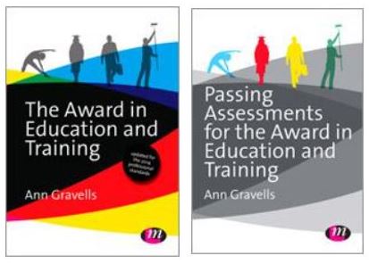 AnnGravells's tweet photo. Two easy to read books for the L3 Award in Education and Training (AET). Available in paperback and e-book versions. Lots of advice for the micro-teach session and much more. https://t.co/8TdyjzsKOu
@SAGEeducation #FE #teachereducation #EducationandTraining #microteach #FE https://t.co/BBi0gtSFbq