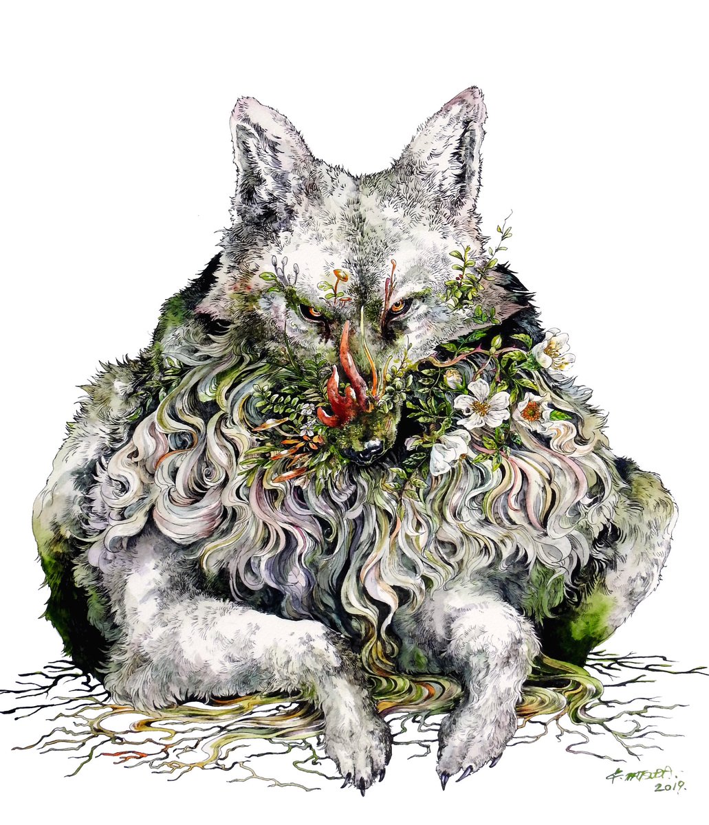 「#国際オオカミの日

世界には何種類動物の日があるんだ 」|Keso Artのイラスト