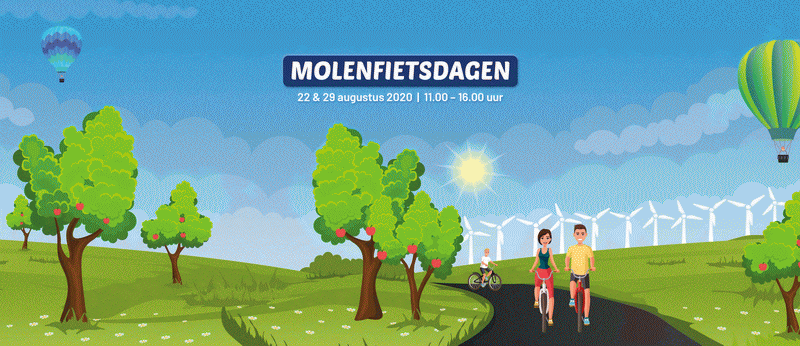Op zaterdag 22 en 29 augustus organiseert Windpark Deil de Molenfietsdagen. Jong en oud zijn van harte welkom om op de fiets te stappen en een rondje om Windpark Deil te trappen. De lengte van de route is 32 km.  ow.ly/HvlB50AXSEx
