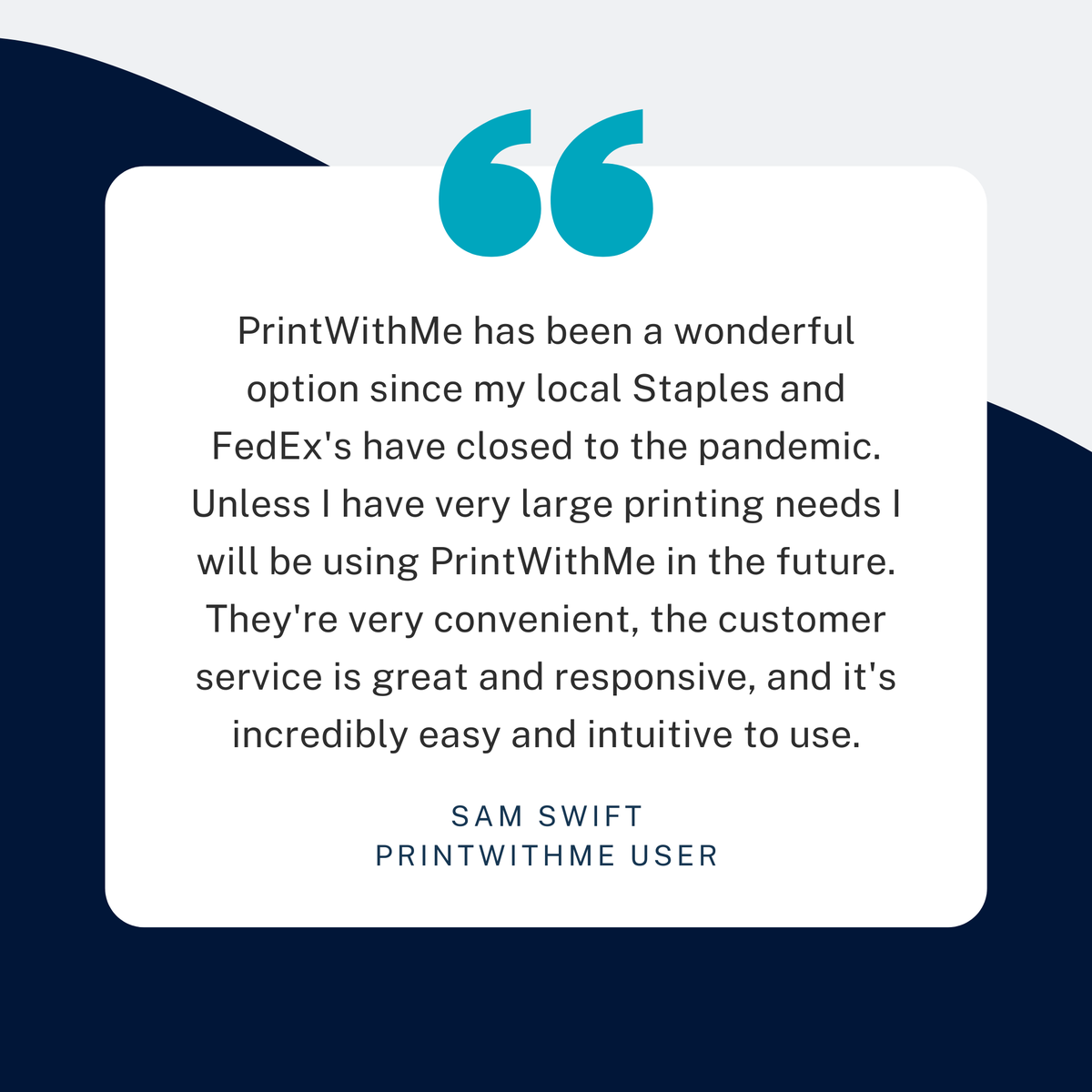 withmeamenities's tweet photo. In these difficult times, genuine words of kindness like these from our users remind everyone at PrintWithMe to be better every day to make printing convenient for everyone, everywhere. 🙏💙 #printwithme #multifamily #printeramenity #printers #testimonials #testimonialthursday https://t.co/ia58cC3YcA