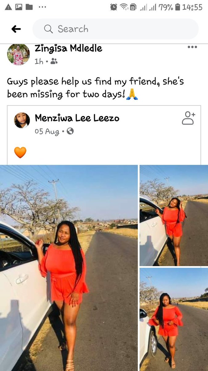 Hi guys, Especially East London eMonti, This girl has been missing for two two day, if anyone sees something please cal the nearest police station or DM Mihlali #pretoria #LockDownSouthAfrica