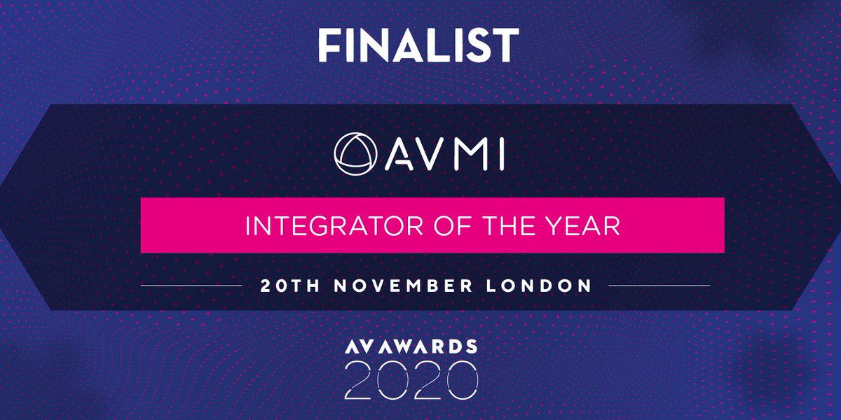 AVMI (@avmi) on Twitter photo We are delighted to have been shortlisted for the prestigious 'Integrator of the Year' at this year's #AVAwards. We're looking forward to a well deserved night out in November <a href="/AVMag/">AV Magazine</a>! Congratulations to all the other finalists. hubs.ly/H0tBvnZ0
#Global #AV #Integration We are delighted to have been shortlisted for the prestigious 'Integrator of the Year' at this year's #AVAwards. We're looking forward to a well deserved night out in November <a href="/AVMag/">AV Magazine</a>! Congratulations to all the other finalists. hubs.ly/H0tBvnZ0
#Global #AV #Integration