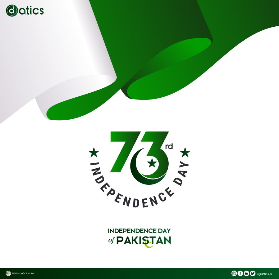 datics_ai's tweet photo. This year, despite COVID-19, we are still celebrating our national day โ as a symbol of our solidarity, and also to salute those on our front line, fighting the pandemic.
We wish you all a very Happy Independence Day!
#datics #ai #daticsai #independenceday #pakistan #staysafe https://t.co/OFHfPrQiew