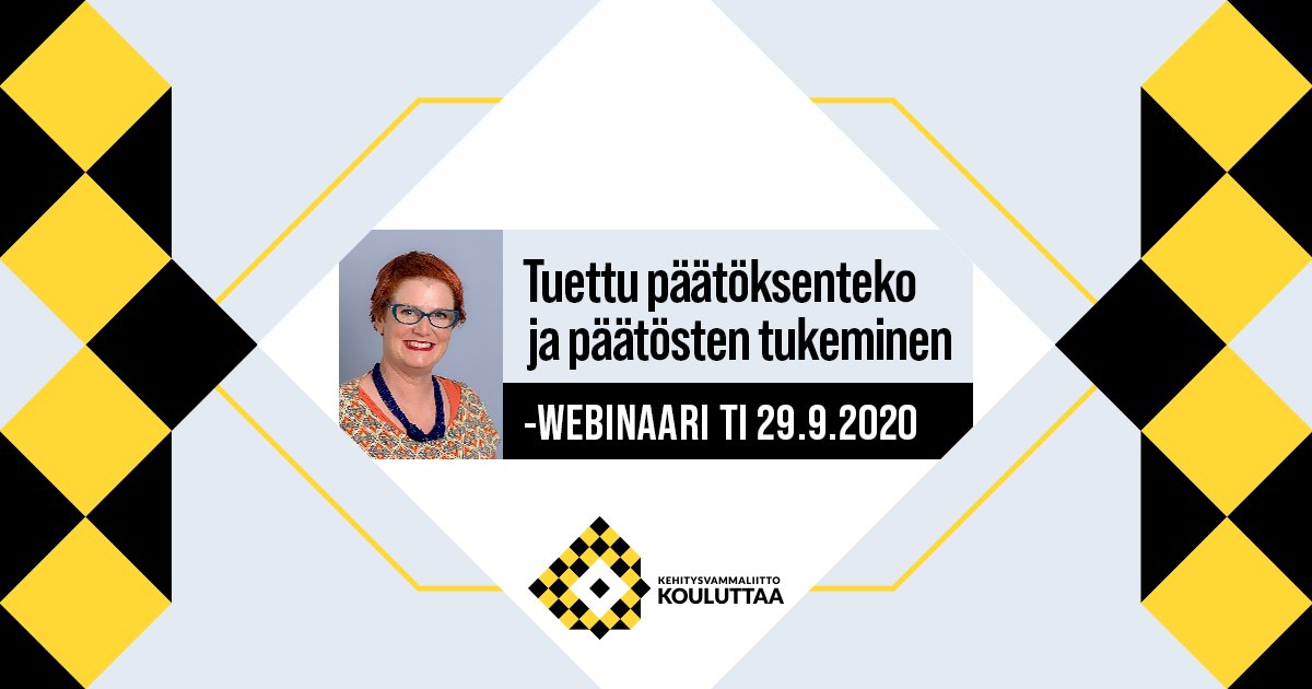 KVLiitto's tweet photo. Miten edistyy tuettu päätöksenteko Suomessa ja maailmalla? Tohtori Joanne Watson kertoo Australian tuetun päätöksenteon tilanteesta ja väitöskirjassaan kehittämästään systemaattisen tukemisen mallista. Kokemuksia myös Espanjasta ja Unkarista. Ilmoittaudu: https://t.co/R6Cy0WIKdC https://t.co/dCXMnUF0p4