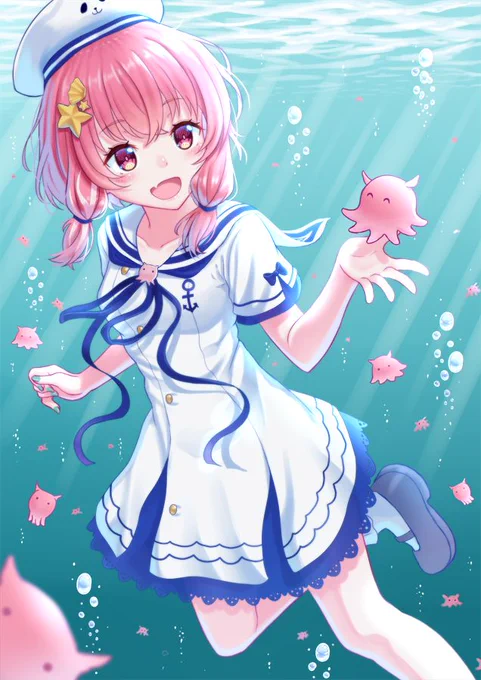 #笹の絵 
めんだこと遊泳 