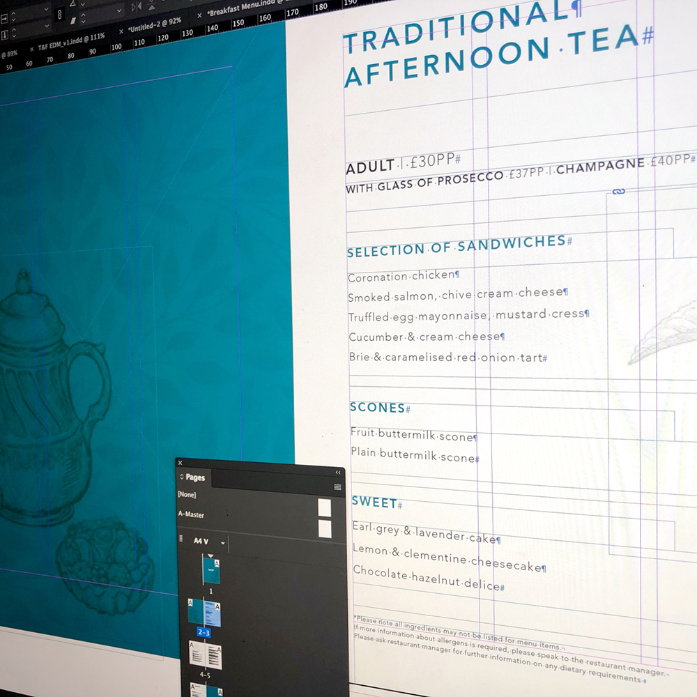 Ahead of their re-opening next Friday, we are busy working on the new menus for <a href="/downhall_hotel/">Down Hall Hotel</a>.

#AfternoonTea #CountryHouse #DownHall #Essex